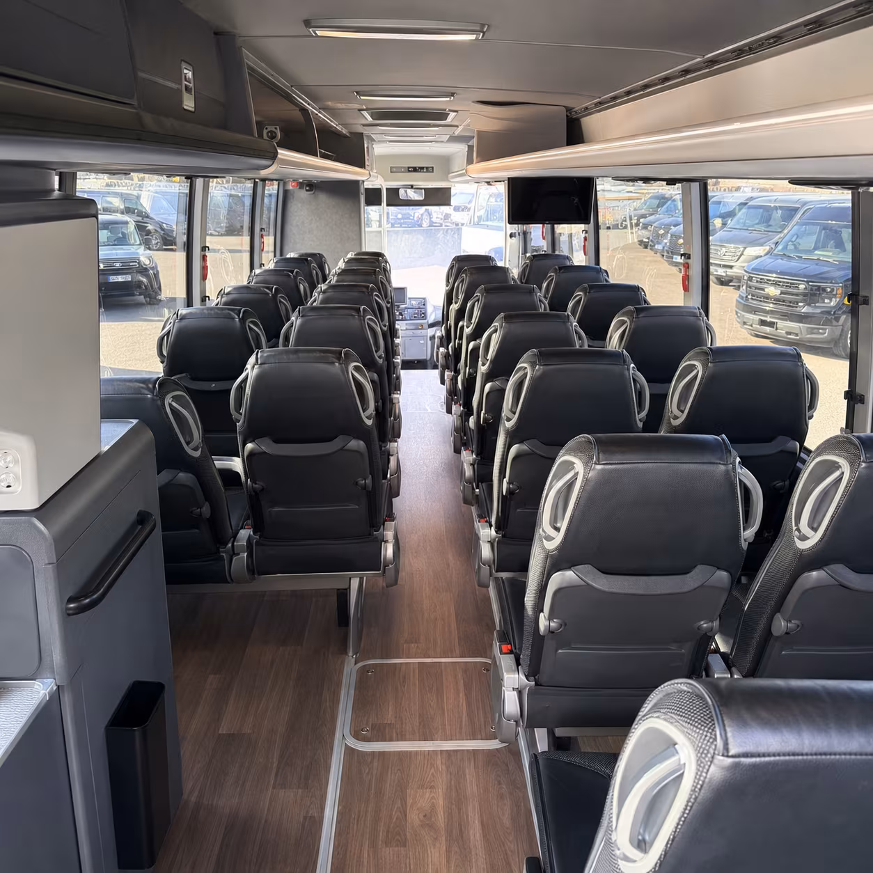 Charter Bus Interior
