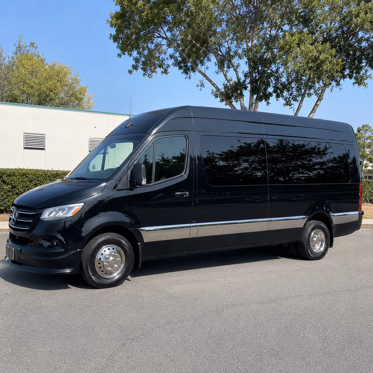 Salinas Airport Shuttle & Transportation party bus exterior