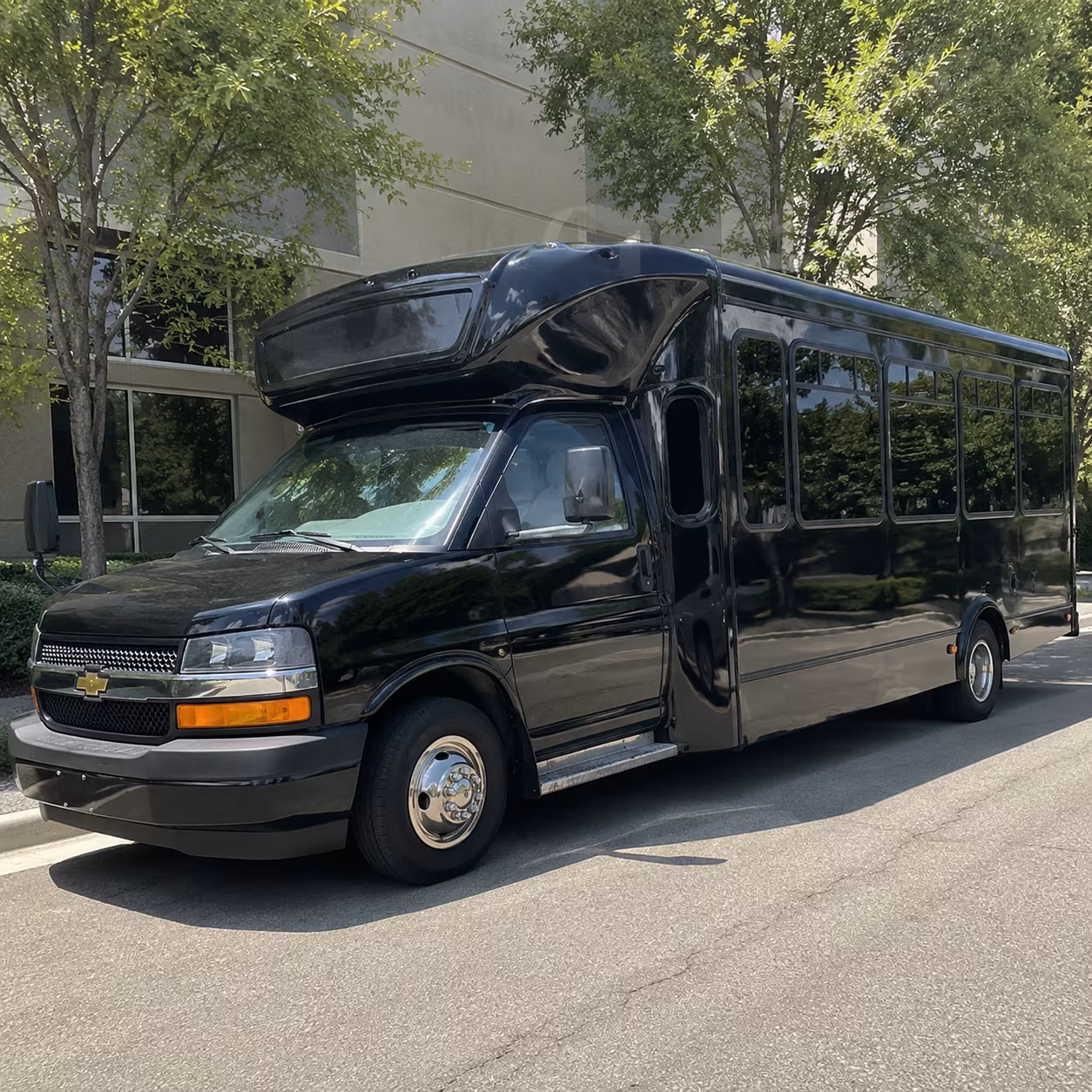Salinas Bachelor & Bachelorette Transportation party bus exterior