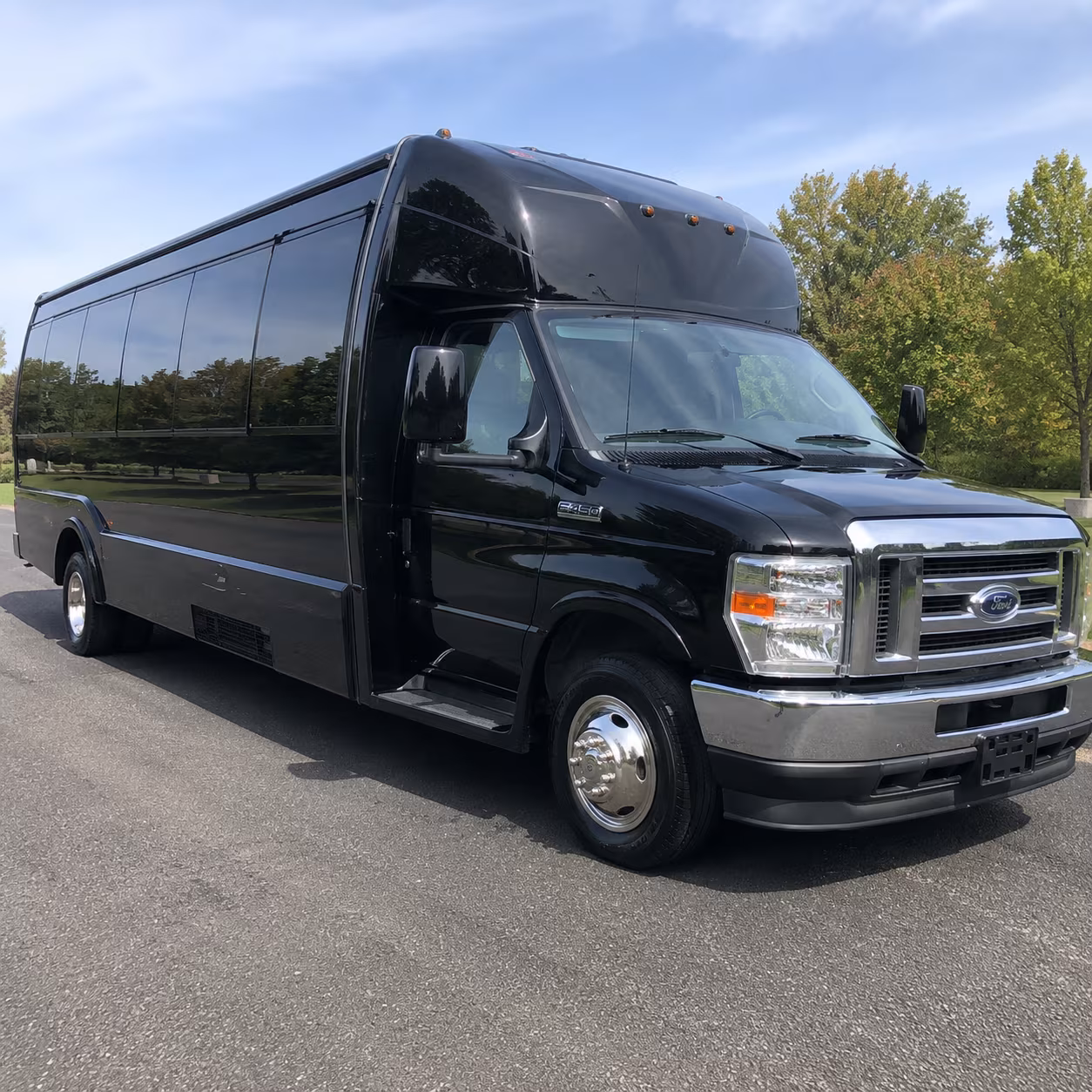Salinas Birthday, Sweet 16, & Quinceañera Transportation party bus exterior