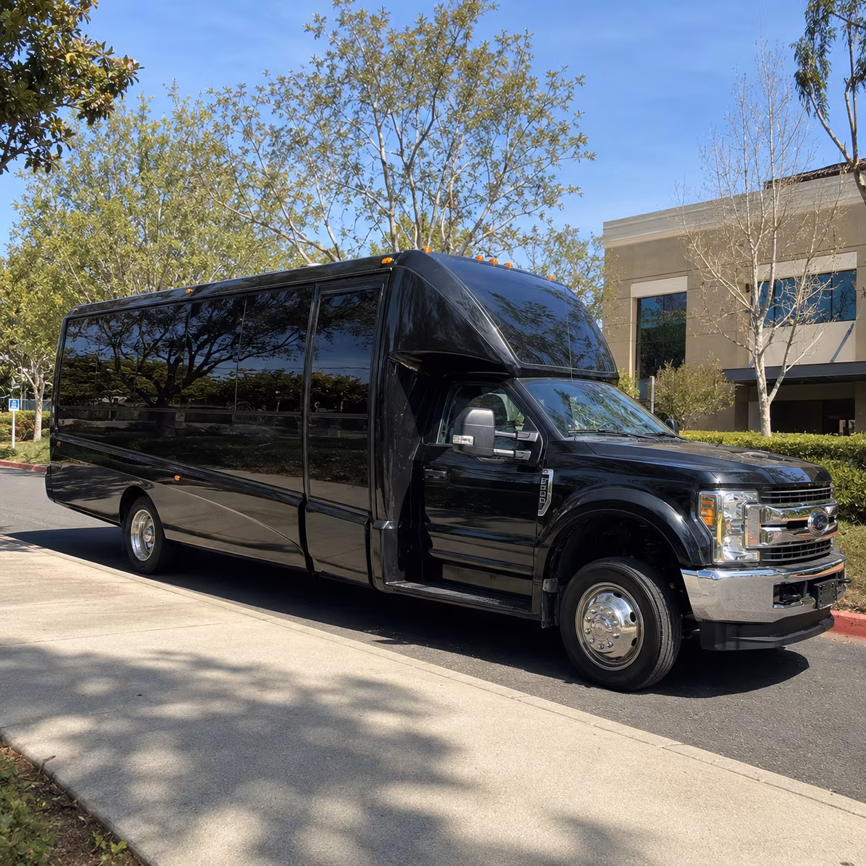 Salinas Birthday, Sweet 16, & Quinceañera Transportation party bus exterior