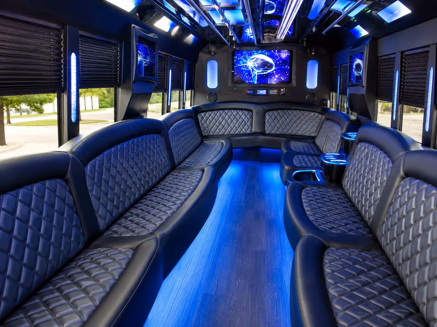Salinas Concert & Music Festival Transportation party bus exterior