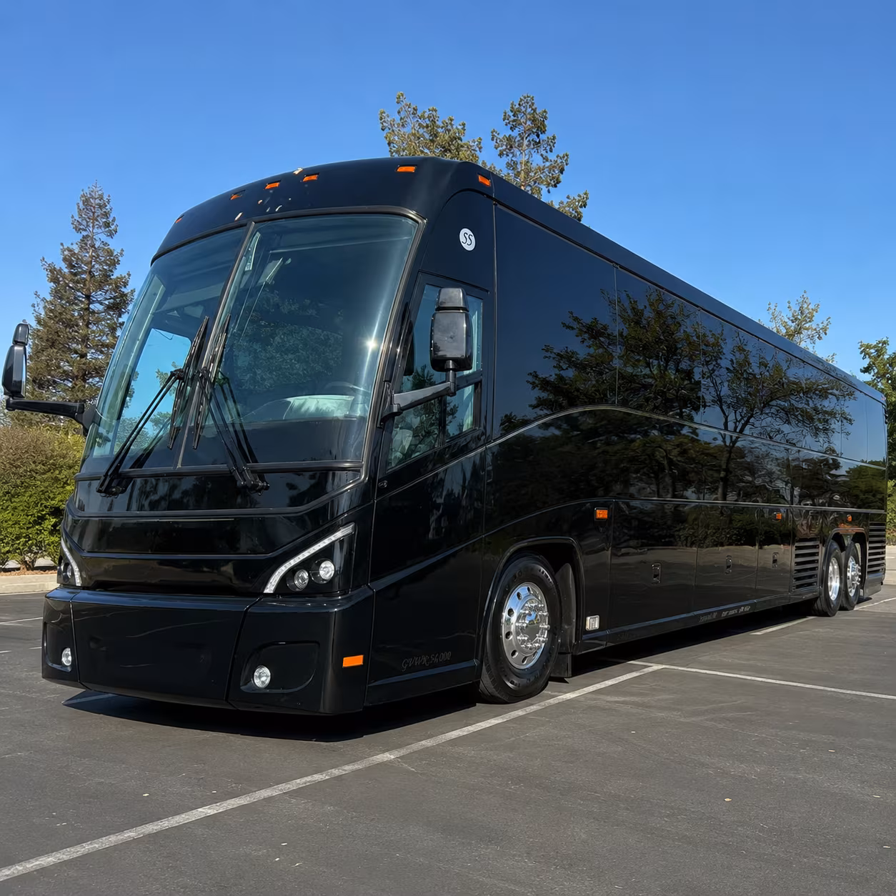 Salinas Corporate Transportation party bus exterior