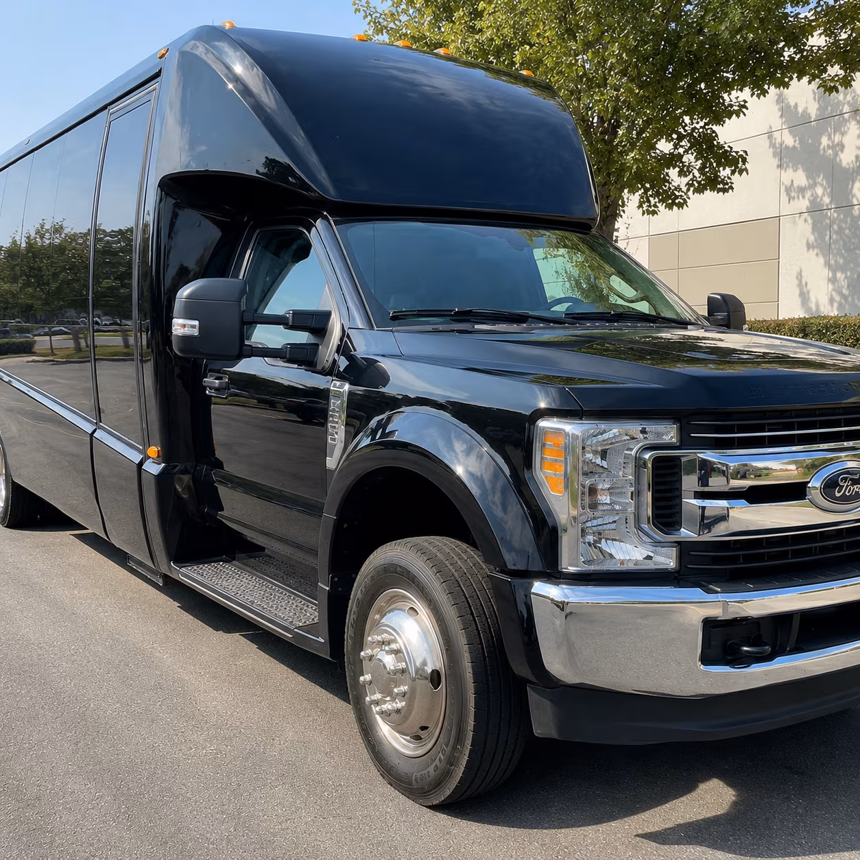 Salinas Corporate Transportation party bus exterior