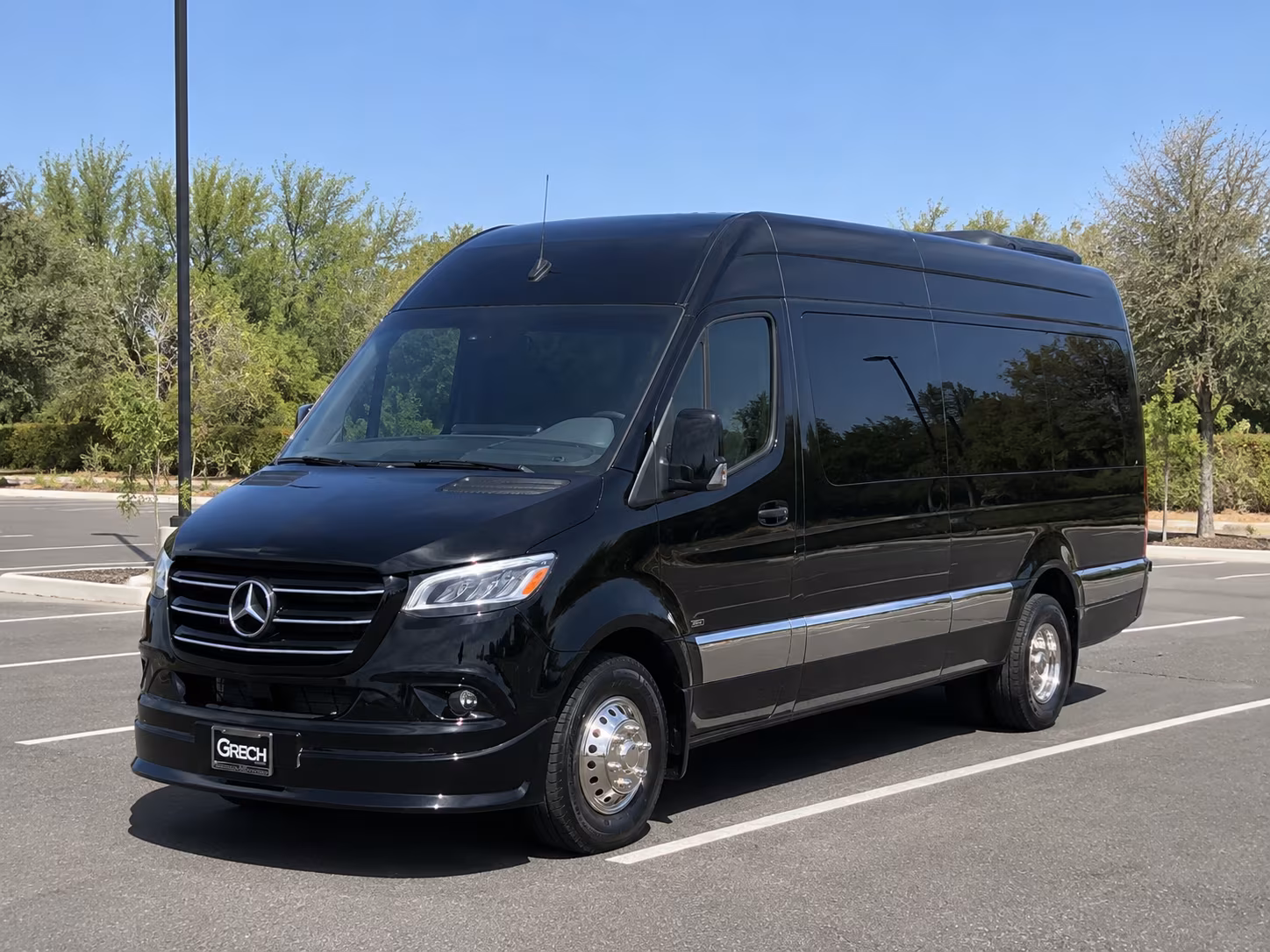 Salinas Corporate Transportation party bus exterior