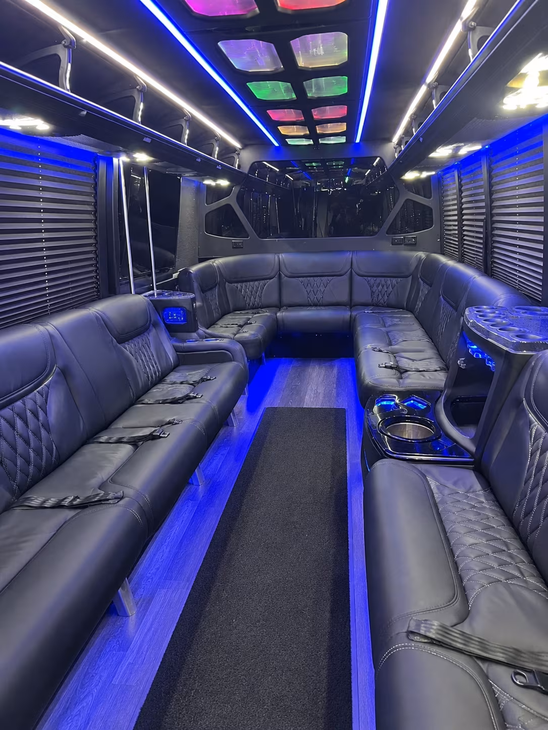 Salinas Prom & Homecoming Transportation party bus exterior