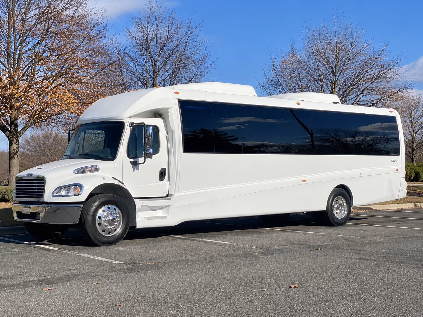 Salinas Prom & Homecoming Transportation party bus exterior