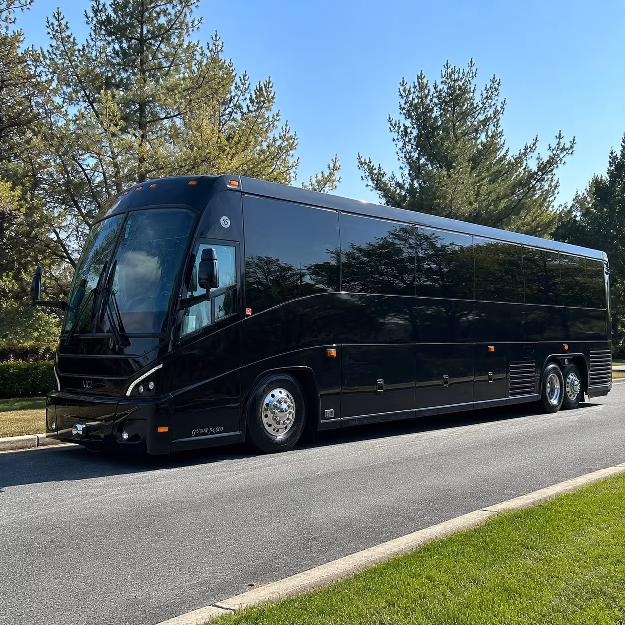 Salinas School Event Transportation party bus exterior