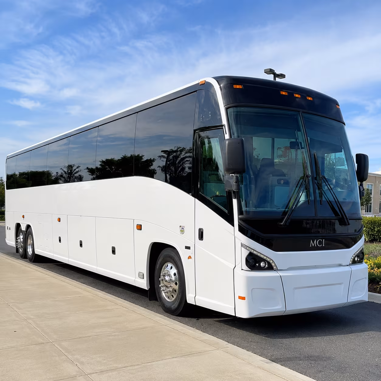 Salinas School Event Transportation party bus exterior