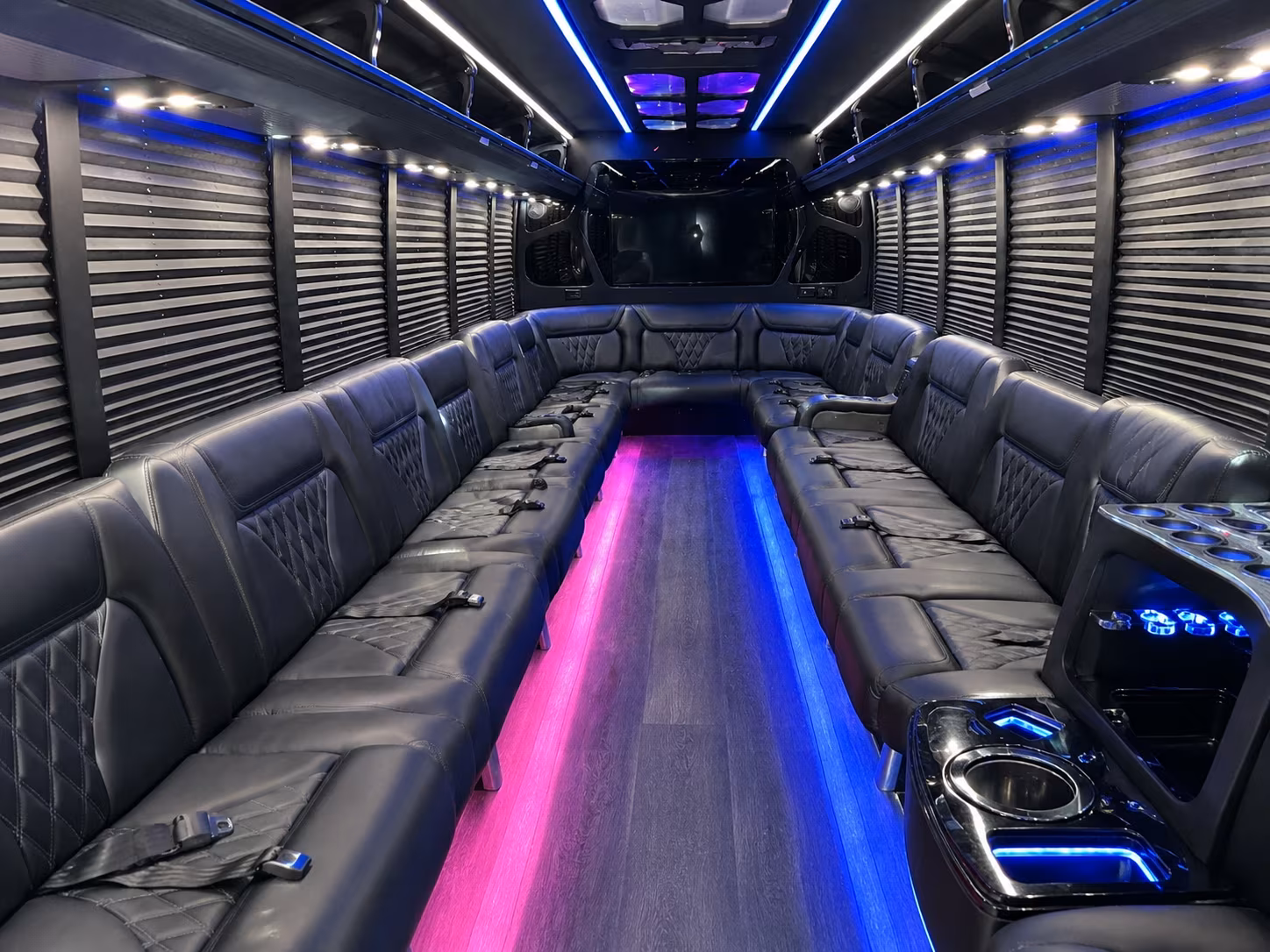 Salinas Sporting Event Transportation party bus exterior