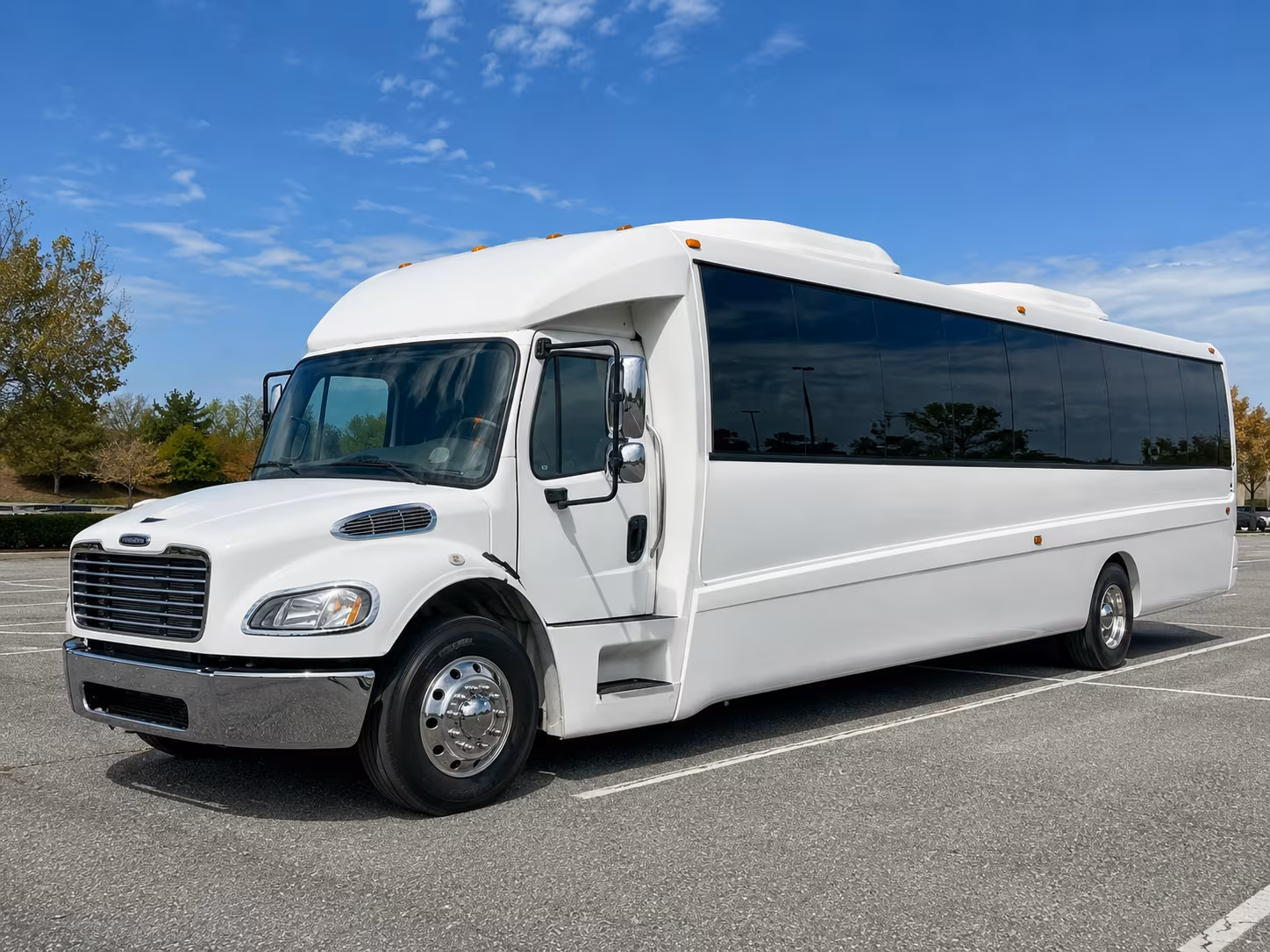 Salinas Sporting Event Transportation party bus exterior