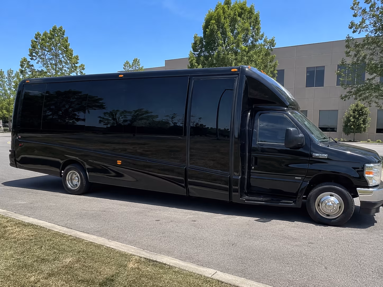 Salinas Wedding Transportation party bus exterior