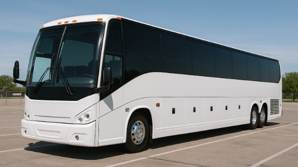Exterior of Charter Bus Company Santa  Clara's 40 Passenger Party Bus in Santa  Clara