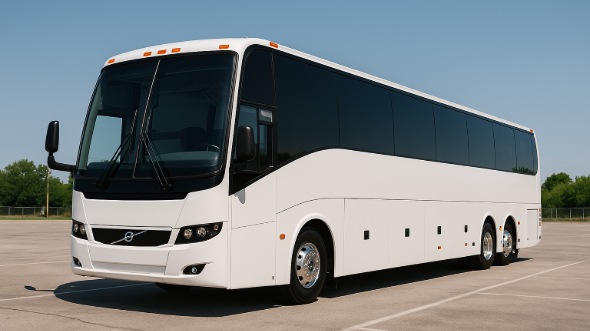 Exterior of Charter Bus Company Salinas's 44 Passenger Charter Bus in Salinas